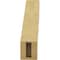 Ekena Millwork 3-inch W x 12-inch D x 12-inch H Valencia Rough Cedar Woodgrain TimberThane Knee Brace, Primed BRCUR03X12X12VALRCPR - alternate 4